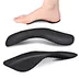 3/4 orthotic insoles with arch support - ideal for dress shoes needing toe flexibility
